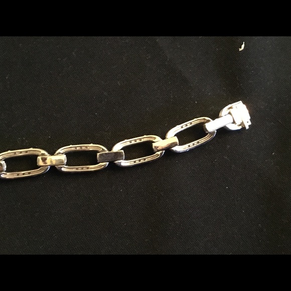 Judith Ripka Bracelet Sterling Silver, Crystal, cz